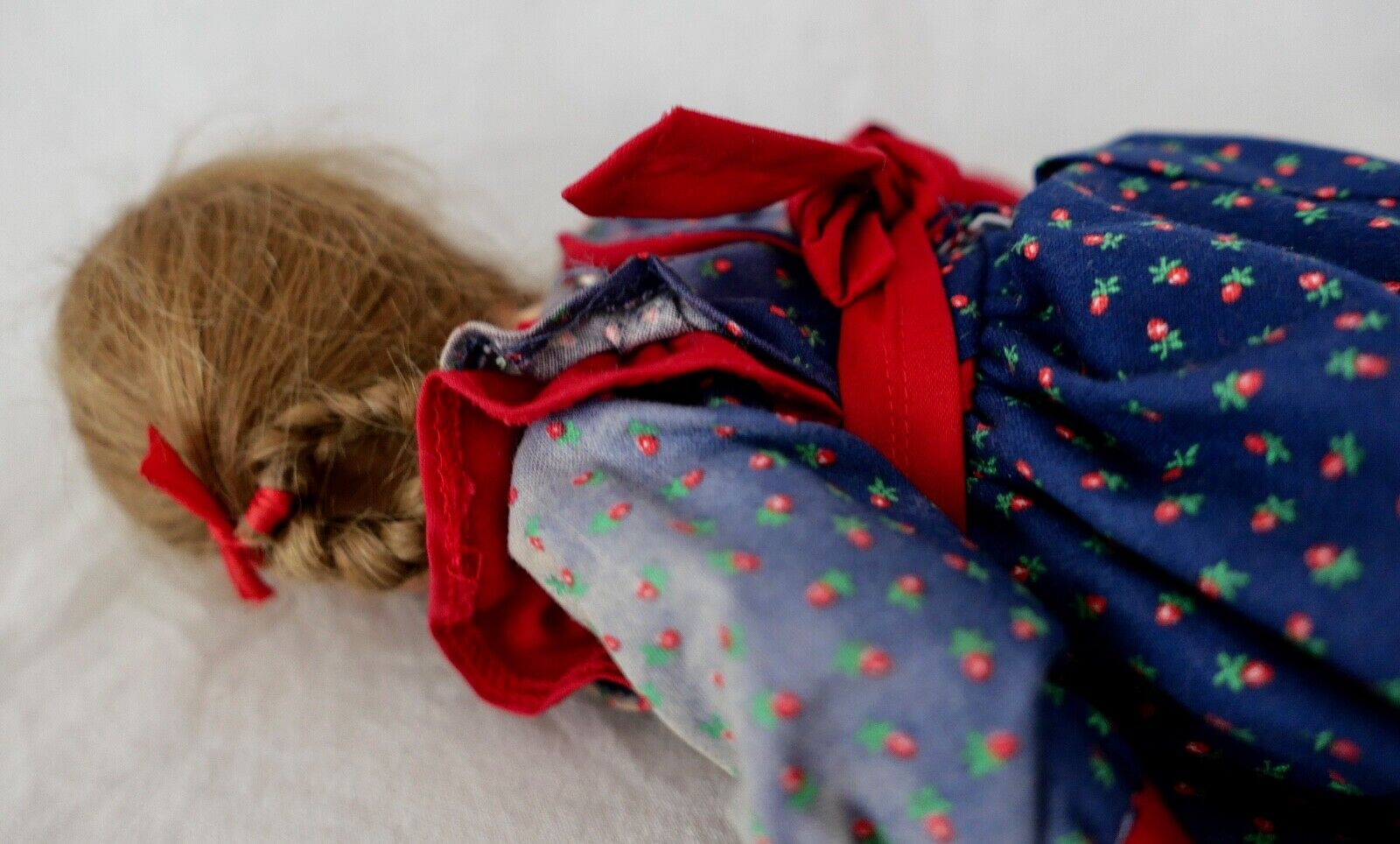 Alte Käthe Kruse Puppe verm. BETTINA Kaethe 26 cm Däumlinchen Braune Augen Zopf - Antikhandel-Stuttgart