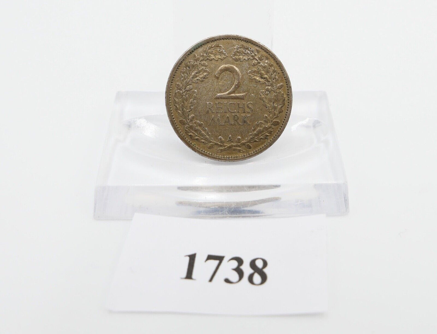 2 Reichsmark 1927 A stg J. 320 Weimarer Republik - Antikhandel-Stuttgart