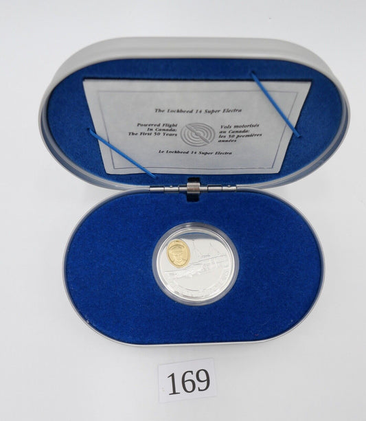 20 Dollars Canada Kanada Silber 925 The Lockheed 14 Super Electra - Antikhandel-Stuttgart
