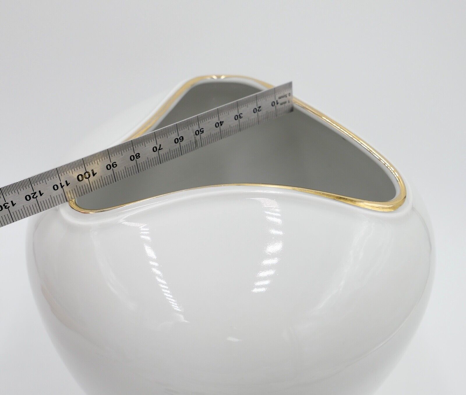 Hutschenreuther Arzberg Vase " C.T. " Blumen Dekor 22 cm 8508F1 " 226 " selten - Antikhandel-Stuttgart