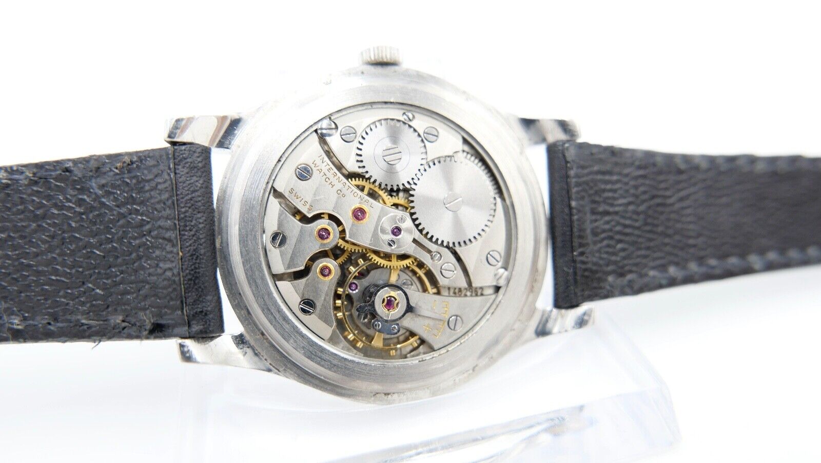 1959 IWC International Watch Co Herren Armbanduhr Cal. 89 Edelstahl Handaufzug - Antikhandel-Stuttgart