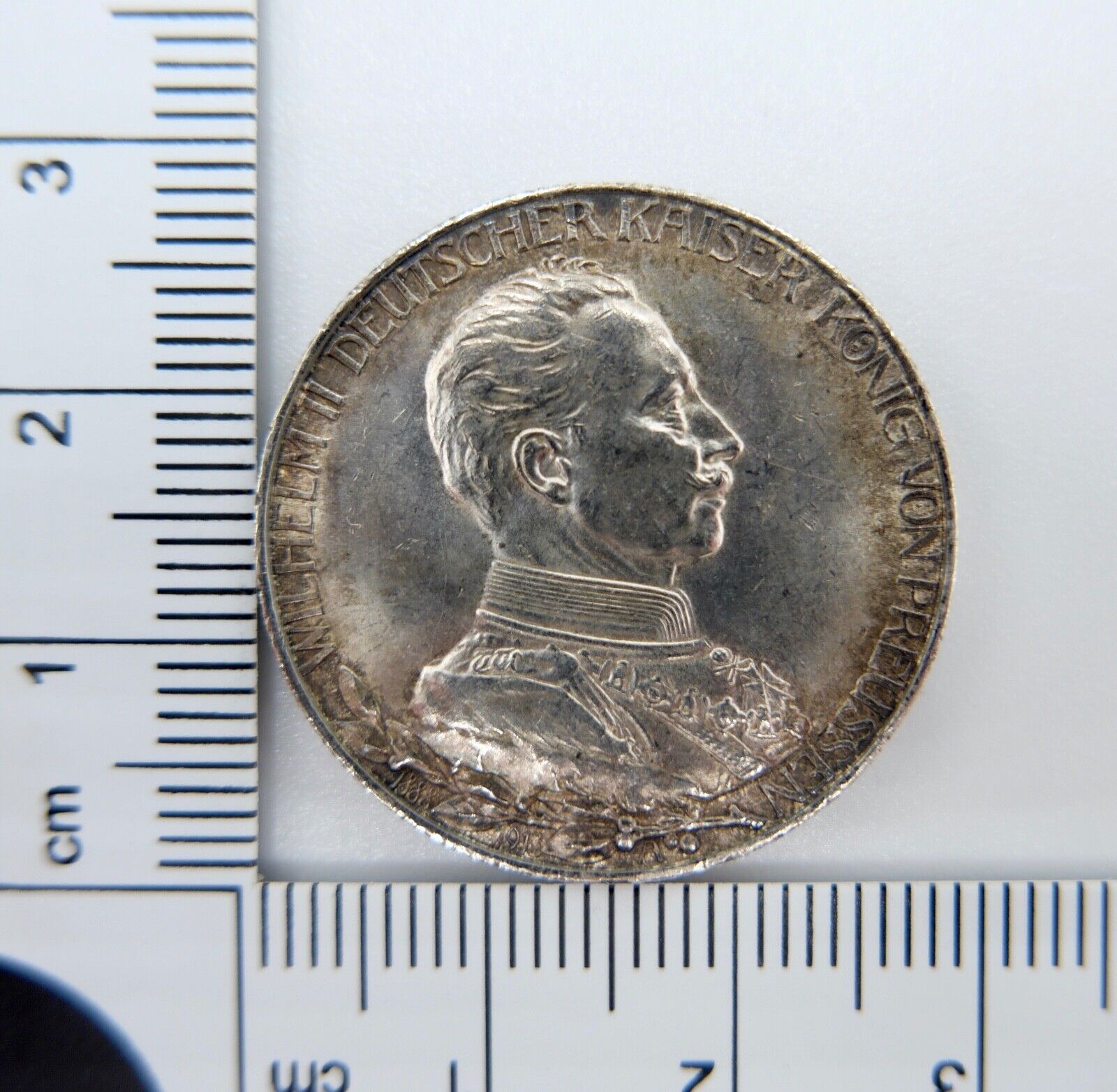 2 Mark Preußen Wilhelm II. 1913 A Silber J. Jäger 111 vz-stgl mit hohem Rand - Antikhandel-Stuttgart