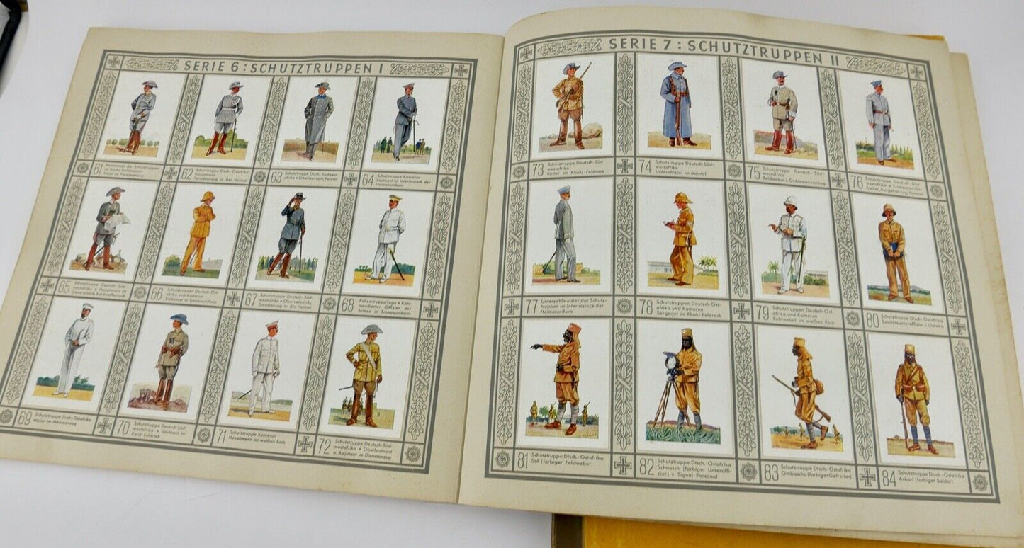 2x Alben Uniformen der Marine und Schutztruppen & Bilder Deutscher Geschichte - Antikhandel-Stuttgart