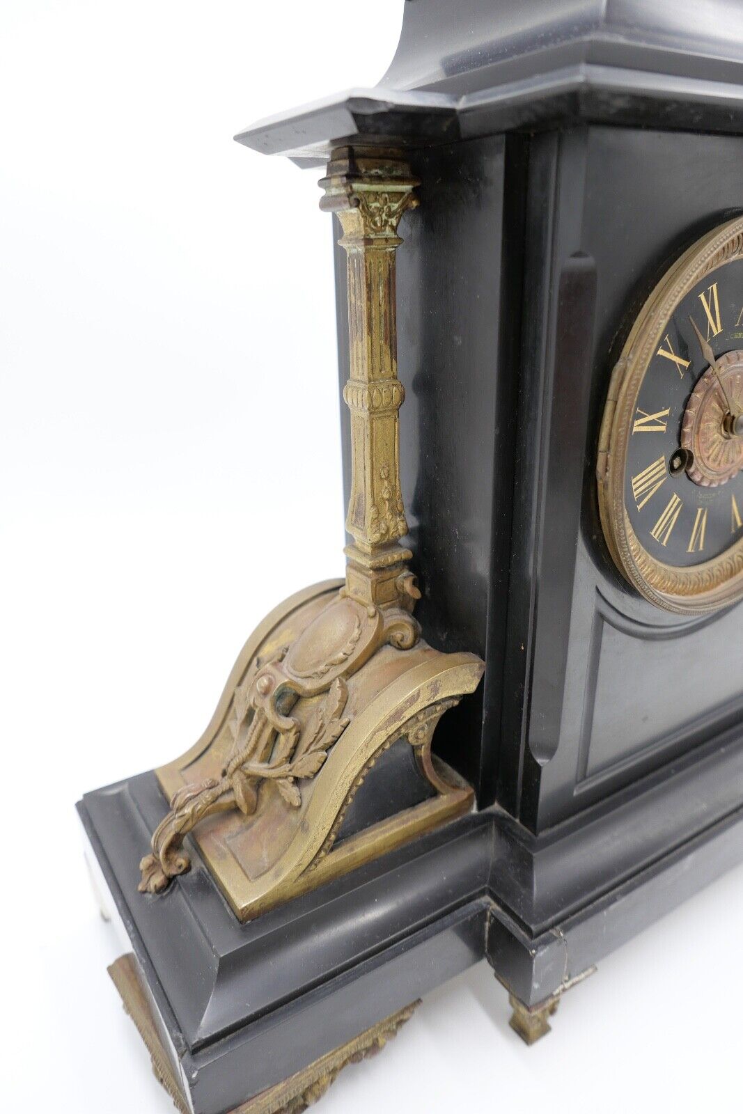 Antike XXL Schneeberger Pendule Kaminuhr um 1870 Historismus sehr schwer - Antikhandel-Stuttgart