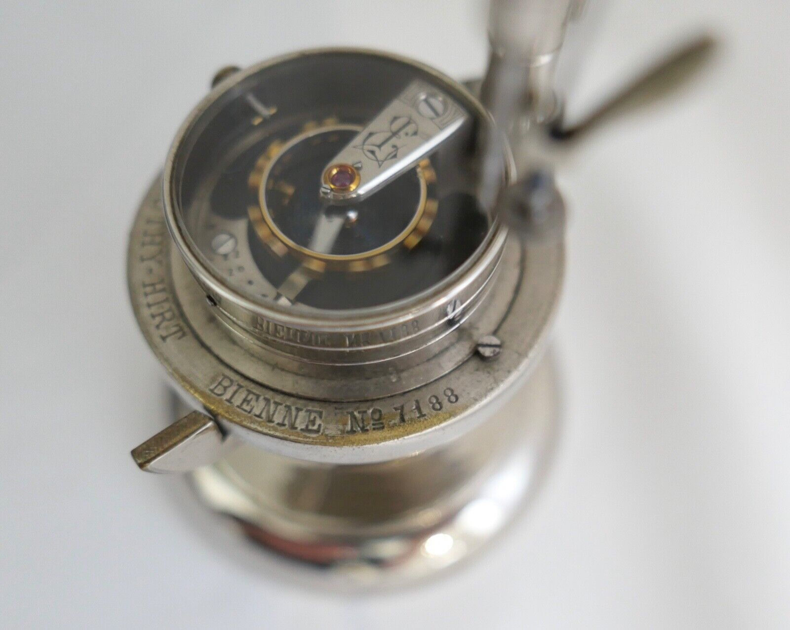 Spiralabzählmaschine E. Luthy Hirt Bienne in original Box - Antikhandel-Stuttgart