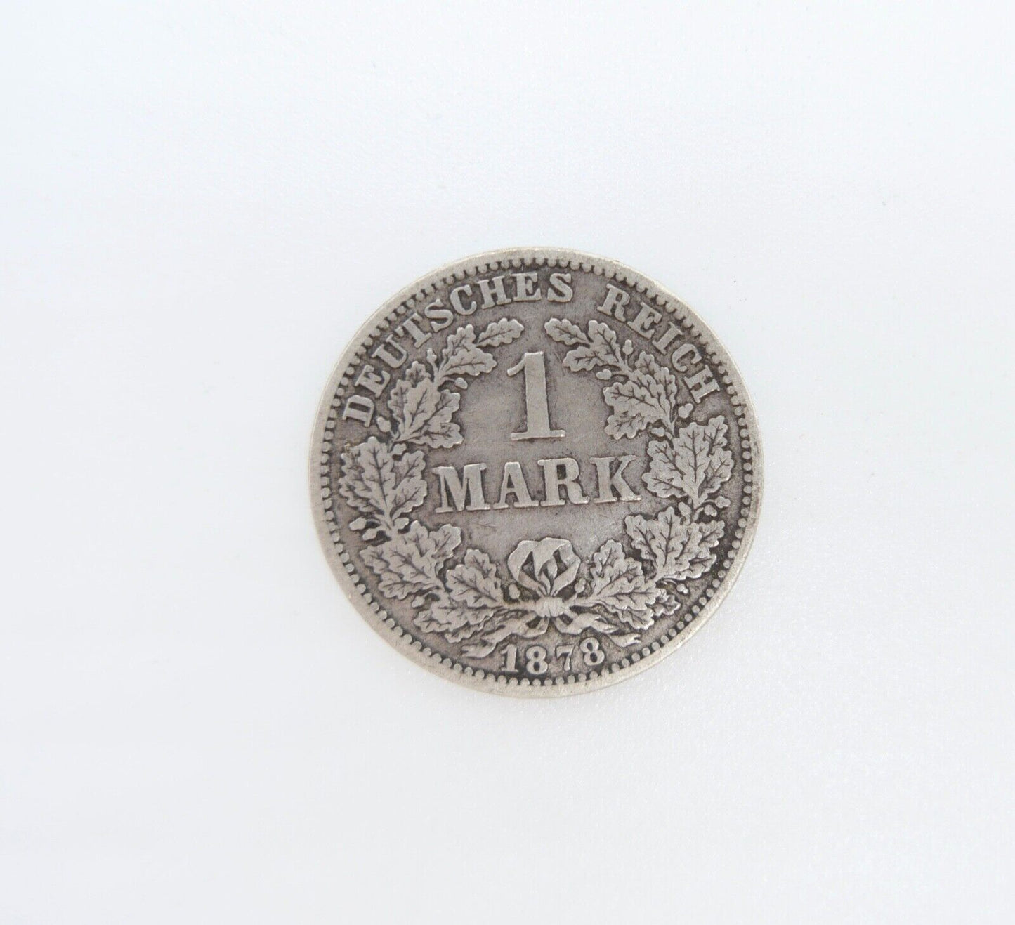 1 Mark Deutsches Reich 1878 G Jäger J.9 schön bis sehr schön s-ss Silber - Antikhandel-Stuttgart