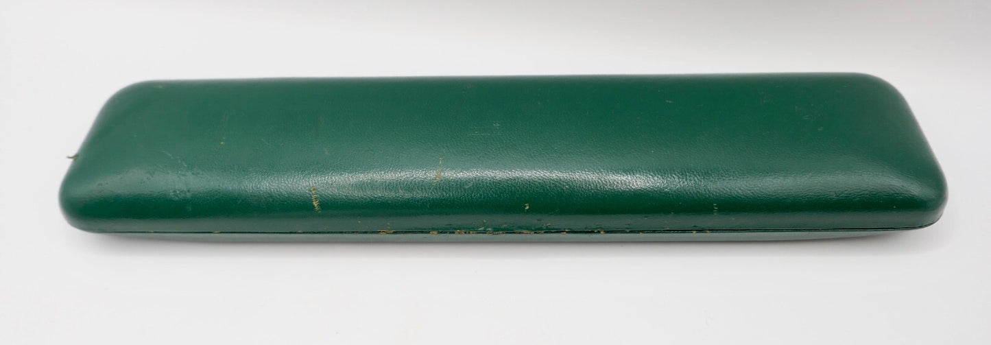Vintage 60er 70er Jahre Original ZENITH Box Etui Uhrenetui in Grün