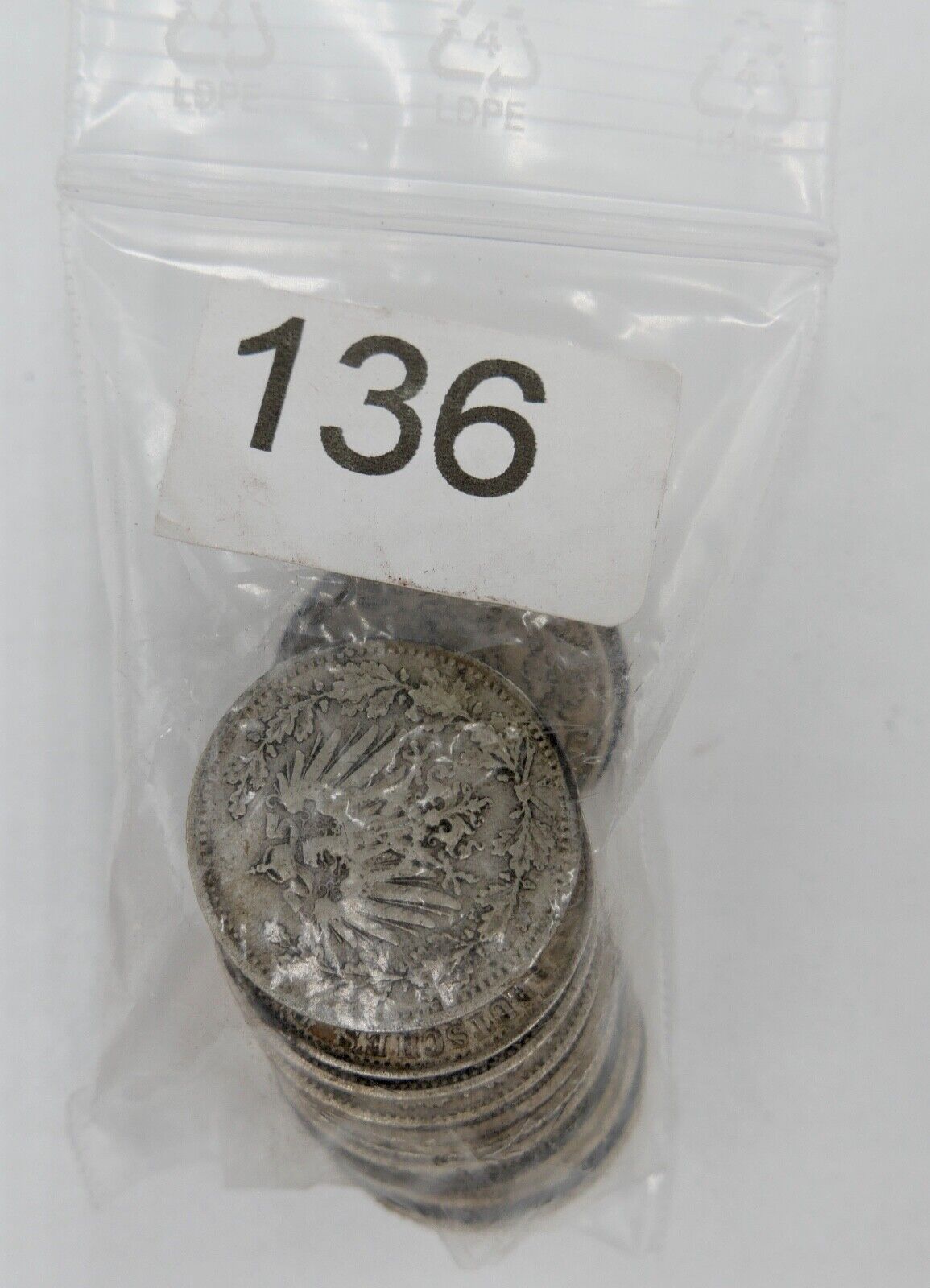 21x 1/2 Mark 1905 1906 1907 1909 1915 1916 J D F G A Silbermünze Jäger J.16 - Antikhandel-Stuttgart