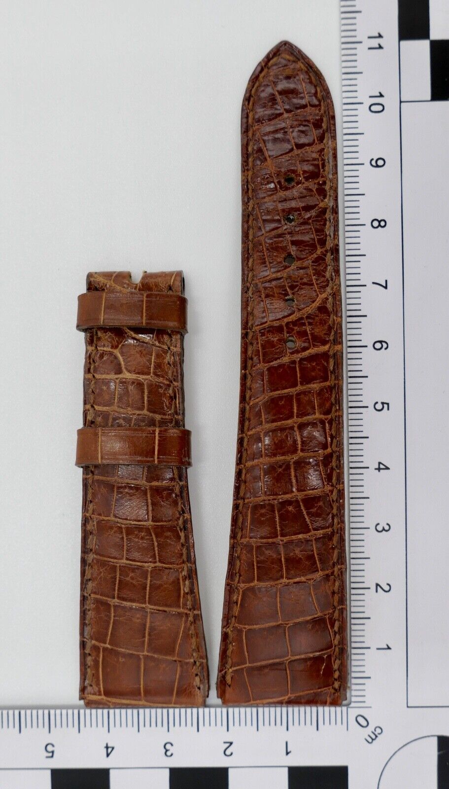 Original 20mm Audemars Piguet AP Leder Uhrenarmband Cousu Main 20-16 NEUwertig - Antikhandel-Stuttgart