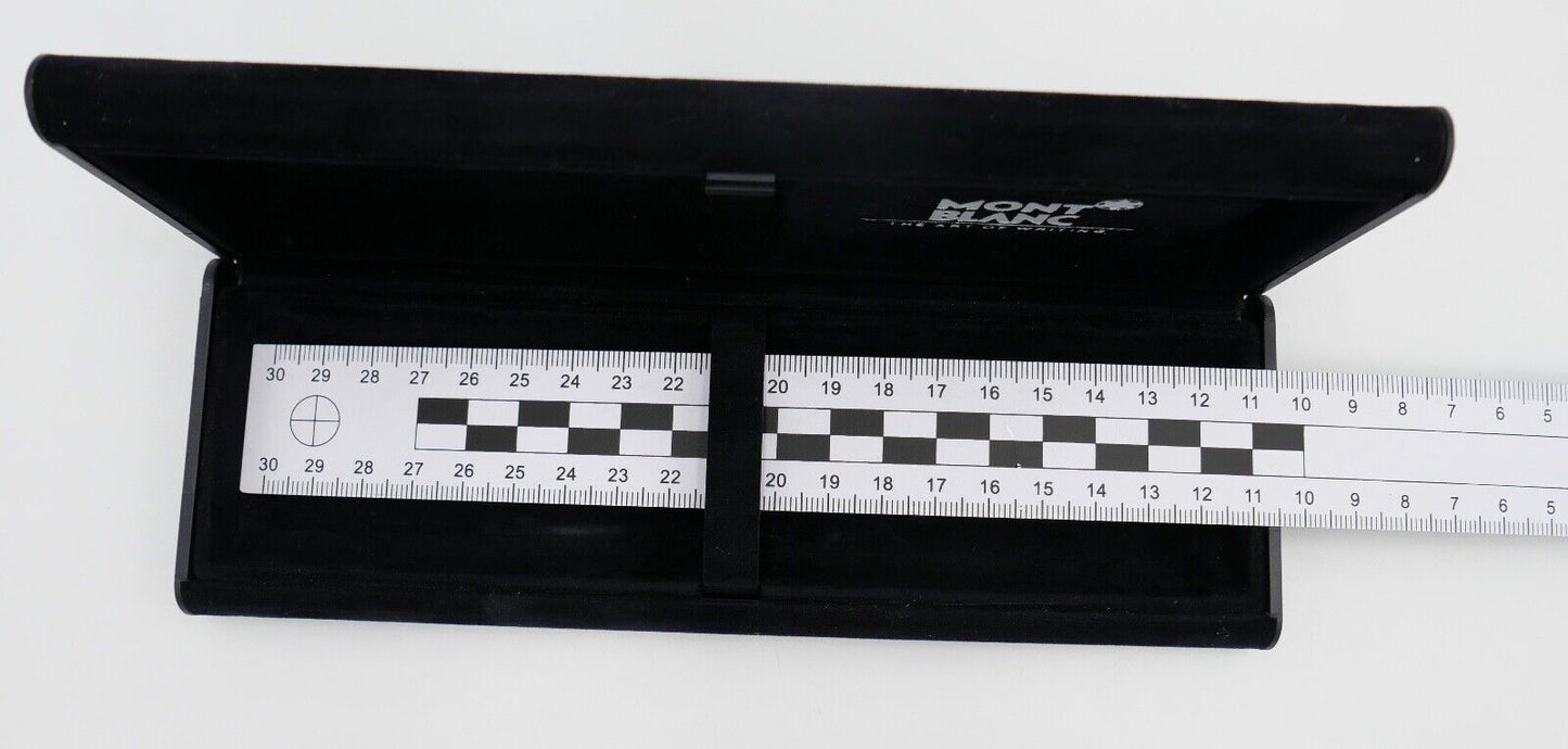 MONTBLANC schwarzes Samt Etui für drei Kugelschreiber / Stifte Garantiekarte - Antikhandel-Stuttgart