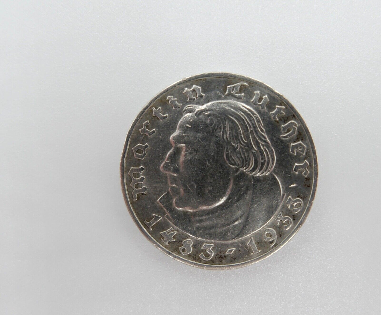 2 Reichsmark DRITTES REICH 450. Geburtstag von Martin Luther 1933 A J. Jäger 352 - Antikhandel-Stuttgart