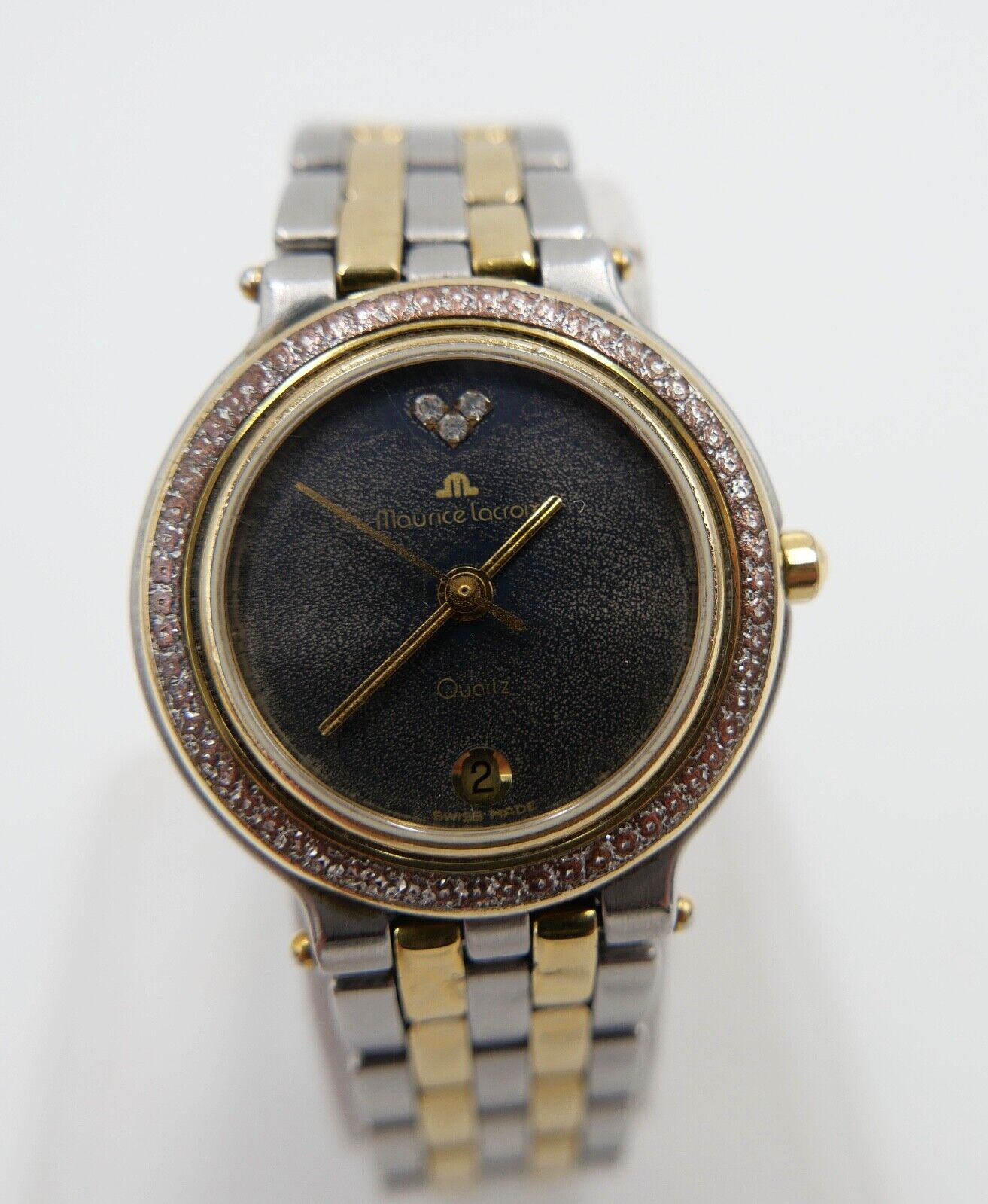 Maurice Lacroix - Les Classiques Diamonds Lady 75153 Damen Armbanduhr Bicolor - Antikhandel-Stuttgart