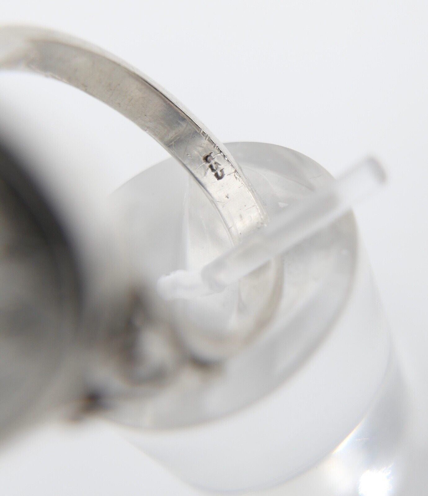 Jugendstil Siegelring Herren mit Monogramm hH aH Hg Hy 835 Silber Gr. 65 - Antikhandel-Stuttgart