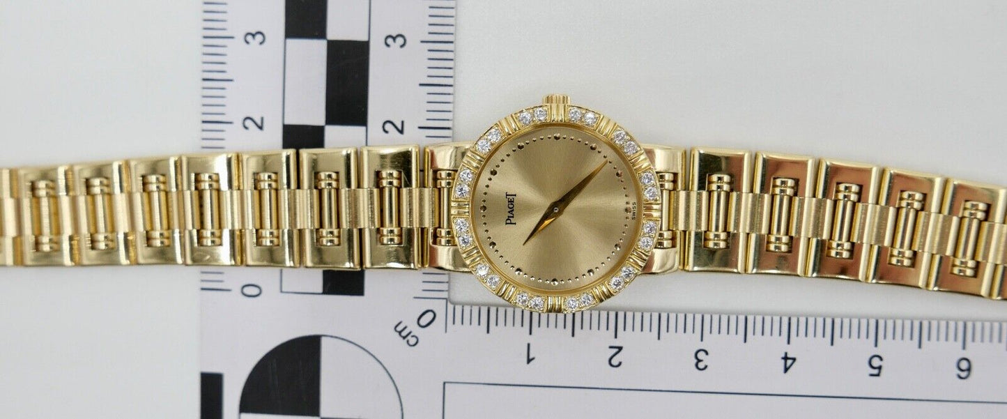 Piaget Dancer Quarz Damenuhr Brillantbesatz 750/18K Lady Ø 23,4 mm Ref. 80564K81 - Antikhandel-Stuttgart