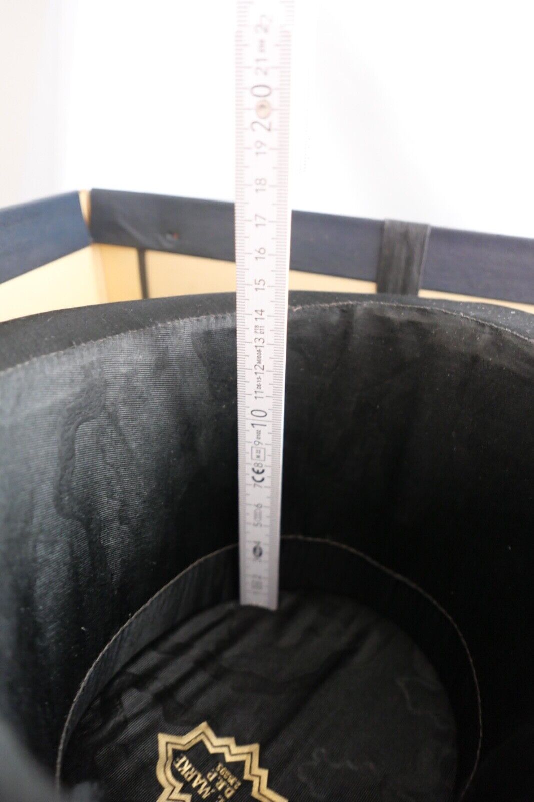 Falt Zylinder Chapeau Claque mit Hutschachtel Beste Marke D.R.P.233295 NEUwertig - Antikhandel-Stuttgart