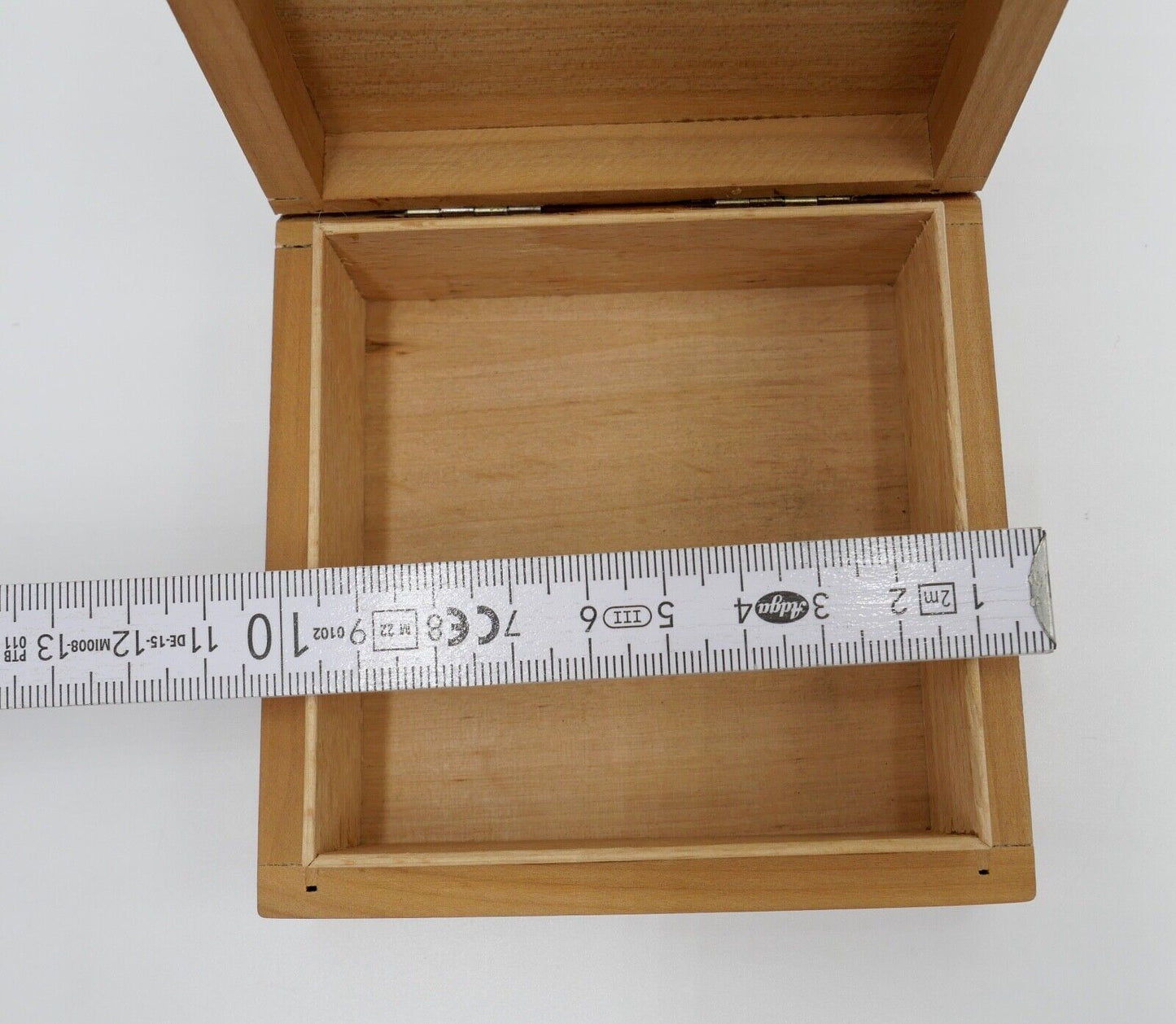 Seltene Alte Holzschatulle für Abzeichen " BERLIN " Logo Etui Schmuck 60er - Antikhandel-Stuttgart