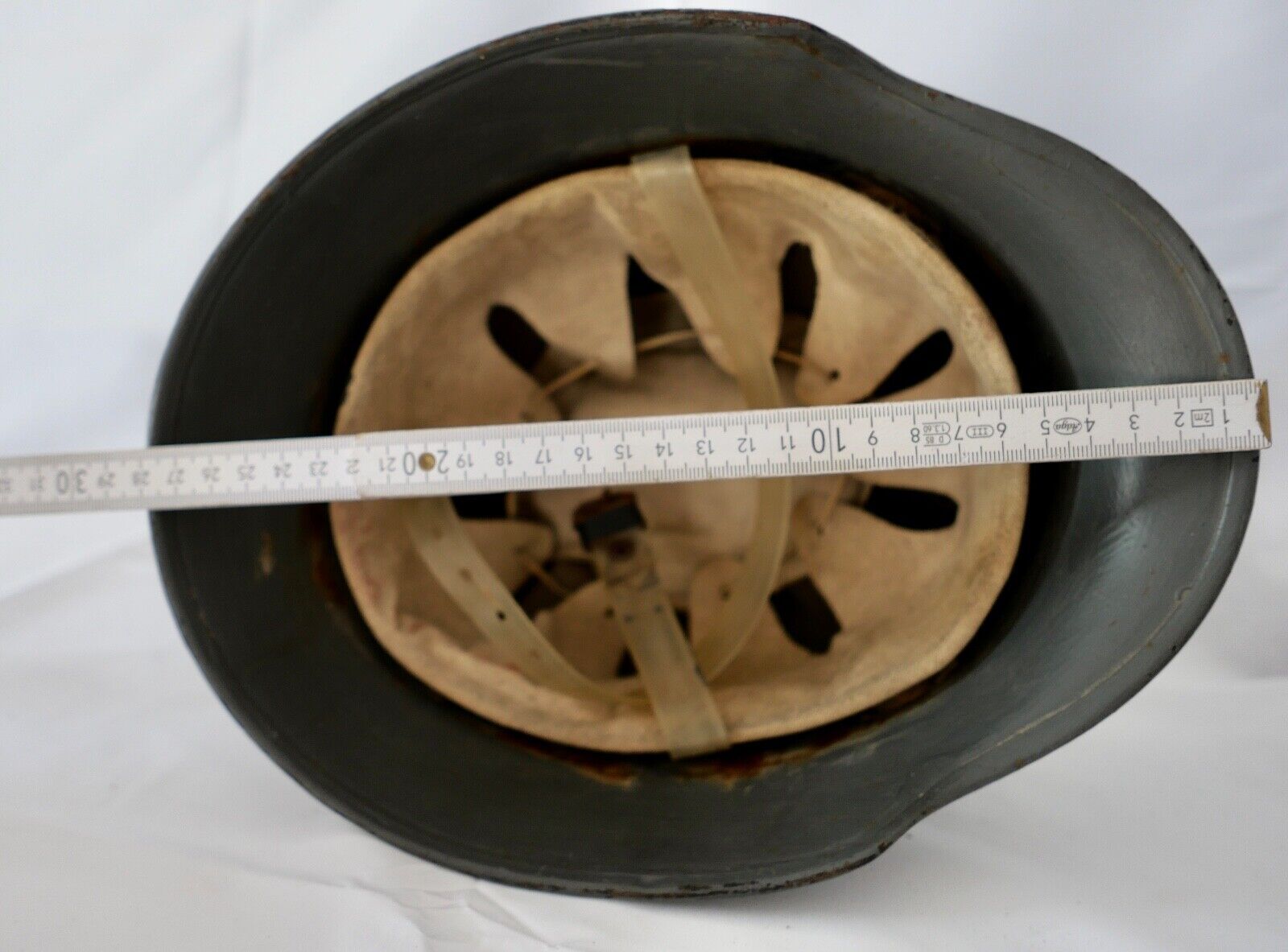 Stahlhelm Feuerwehr WK2 WW2 German 3. Reich - Antikhandel-Stuttgart