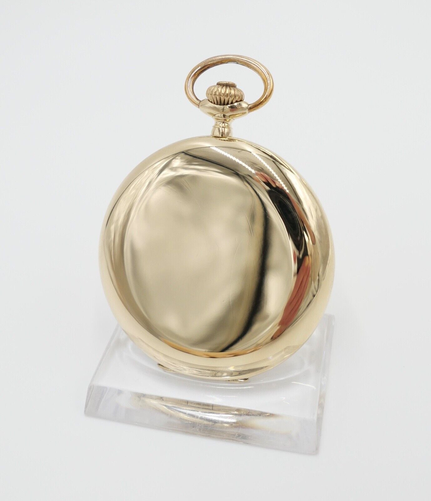 JHH J.H. Hasler & Fils 1916 - 1925 Savonette Taschenuhr 585 / 14K GOLD Ø 51mm - Antikhandel-Stuttgart