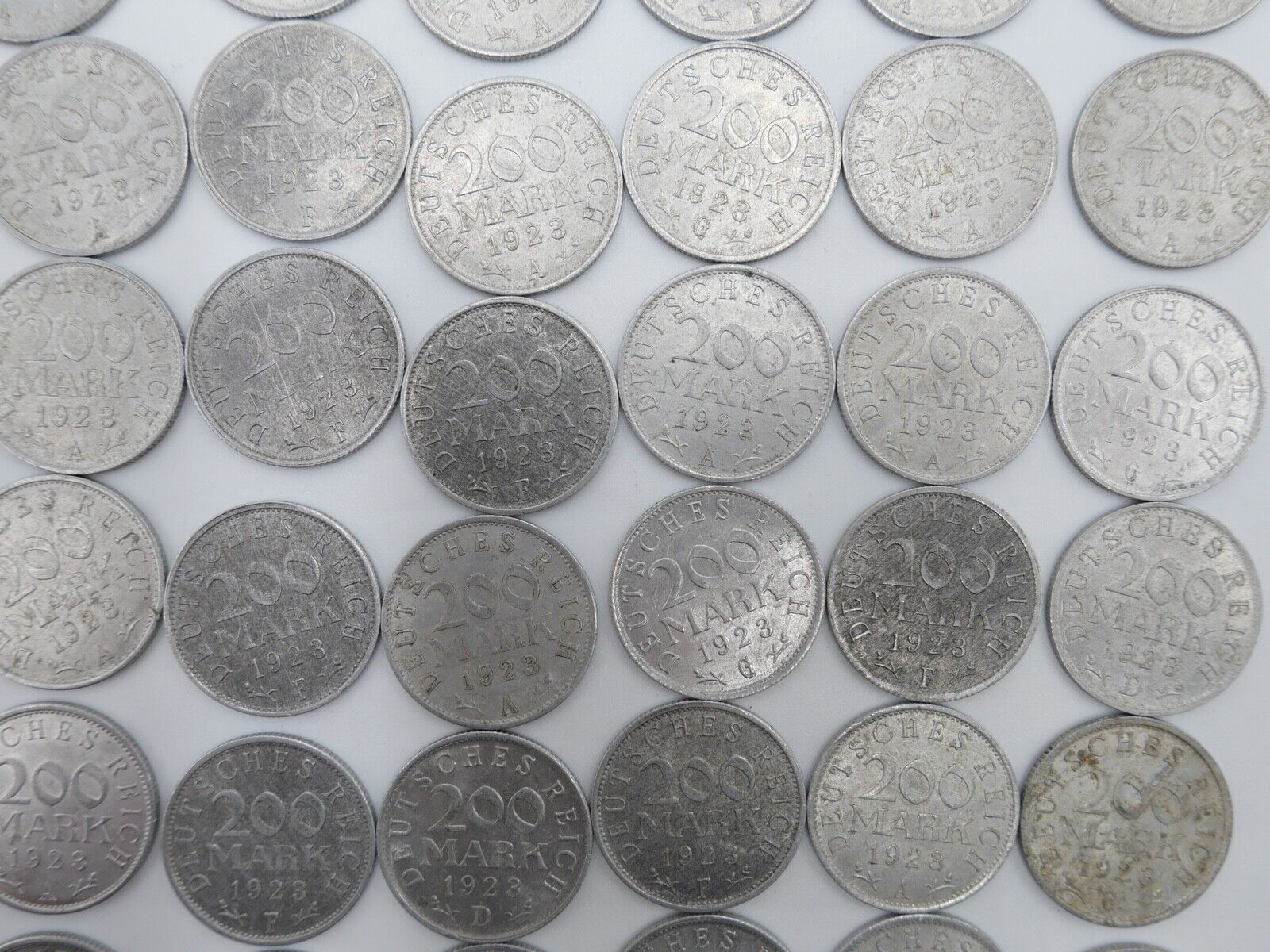 Weimarer Republik 200 Mark Deutsches Reich Ersatz & Inflationsmünzen 1923 J.304 - Antikhandel-Stuttgart