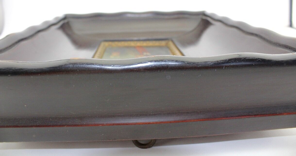 " HEIN KÖNIG " Bild Öl Gemälde Portrait Mann mit Weinglas 32x29 cm Gerahmt - Antikhandel-Stuttgart