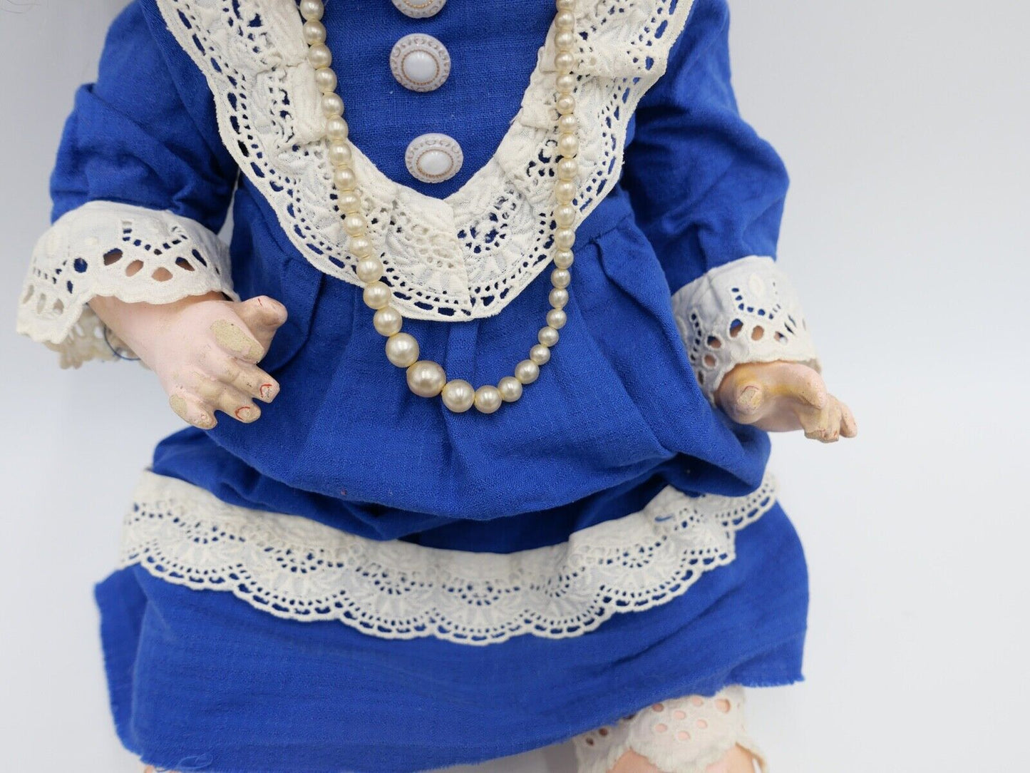 Antike Bisk Porzellan Puppe Gebr. Heubach Köppelsdorf 300.1. old doll 47 cm - Antikhandel-Stuttgart