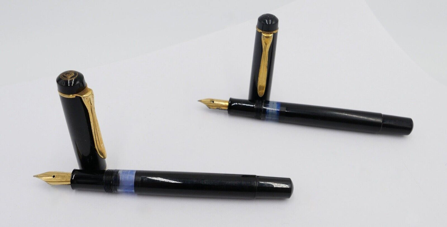 Set PELIKAN Kugelschreiber Kolbenfüller Füller Füllfederhalter Feder OM EF - Antikhandel-Stuttgart