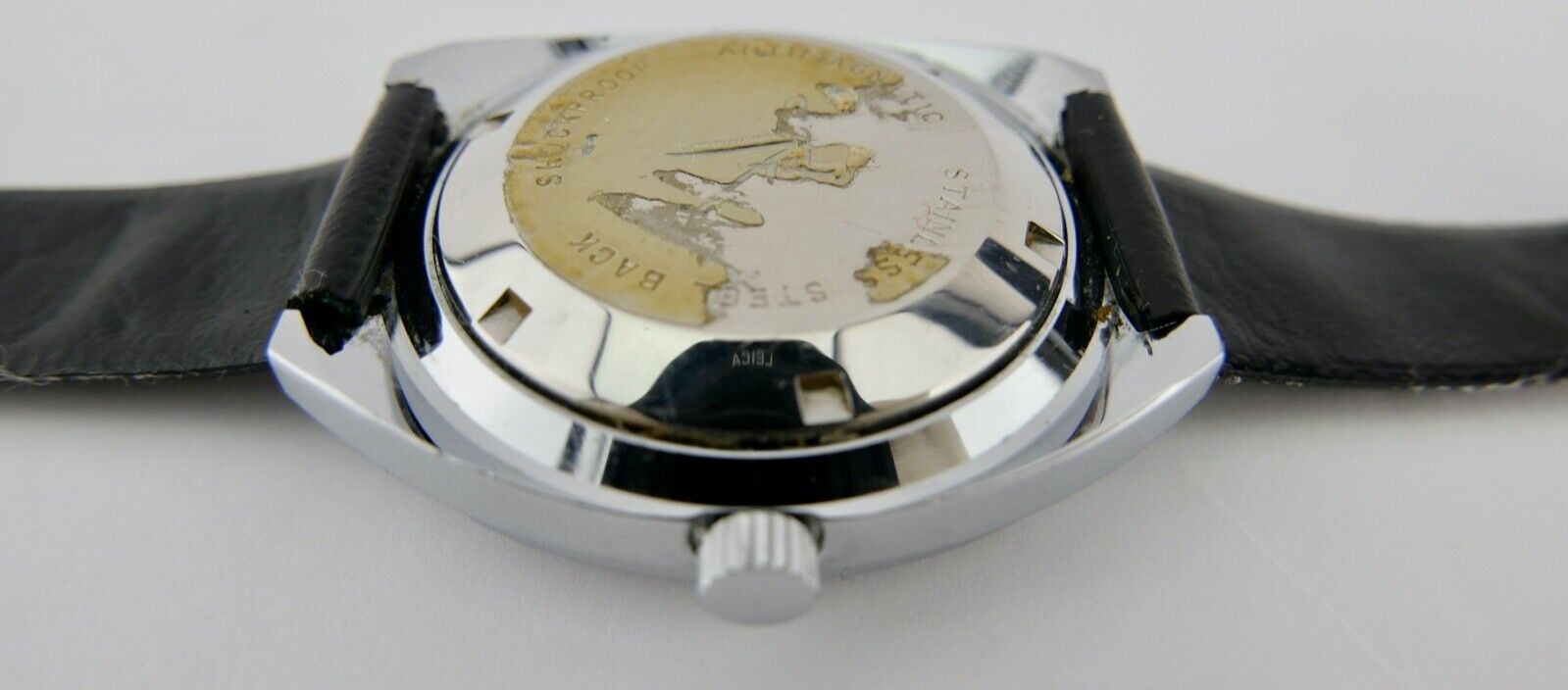 GENEVE Automatic Herren Armbanduhr INT 7522/3 Duromat ZB blau sehr selten NEUwer - Antikhandel-Stuttgart