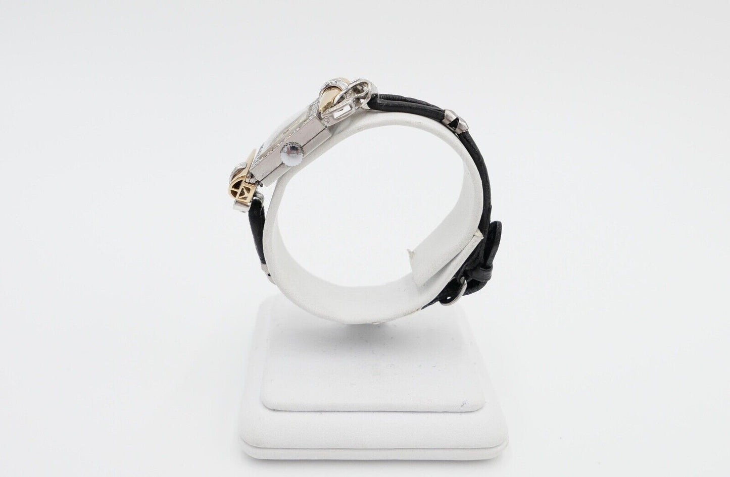 ART DECO DAMEN ARMBANDUHR 750 / 18K WEIß GELB GOLD 48x Diamant Brillant 2,16 CT - Antikhandel-Stuttgart