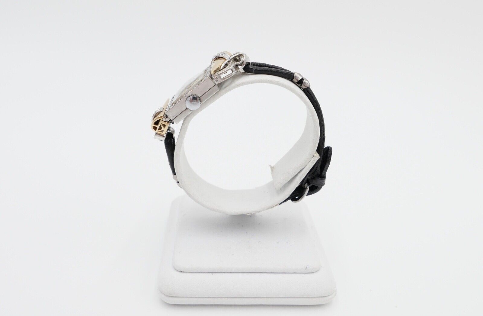 ART DECO DAMEN ARMBANDUHR 750 / 18K WEIß GELB GOLD 48x Diamant Brillant 2,16 CT - Antikhandel-Stuttgart