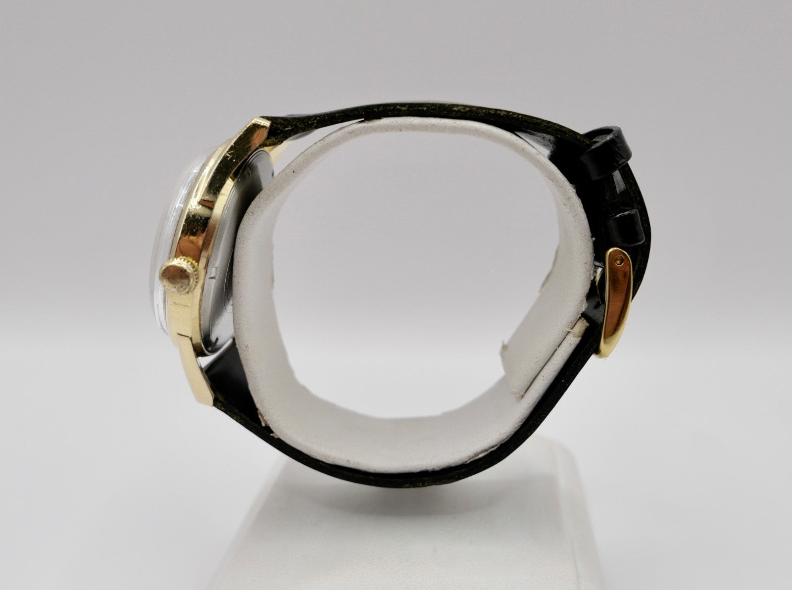 MAUTHE  1950er Jahre Contrachoc VW 100000 KM Herrenuhr Handaufzug Cal. 610