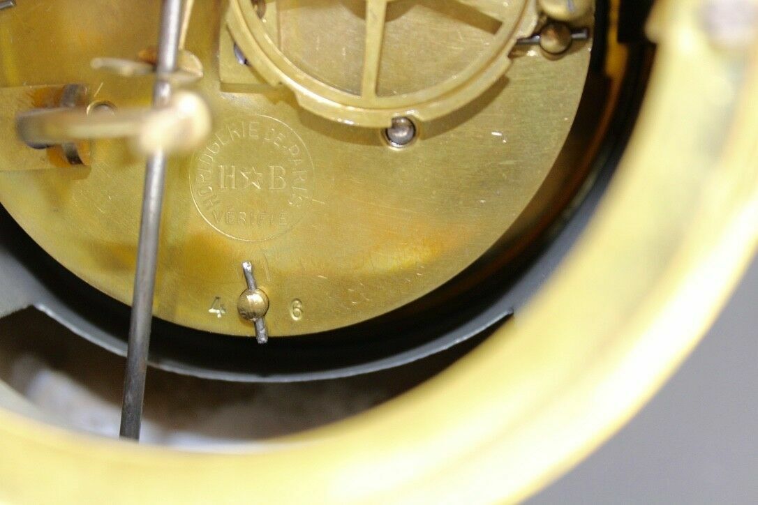 Antike Pendule Stockuhr Kaminuhr Regule Frankreich HORLOGERIE DE PARIS HB - Antikhandel-Stuttgart