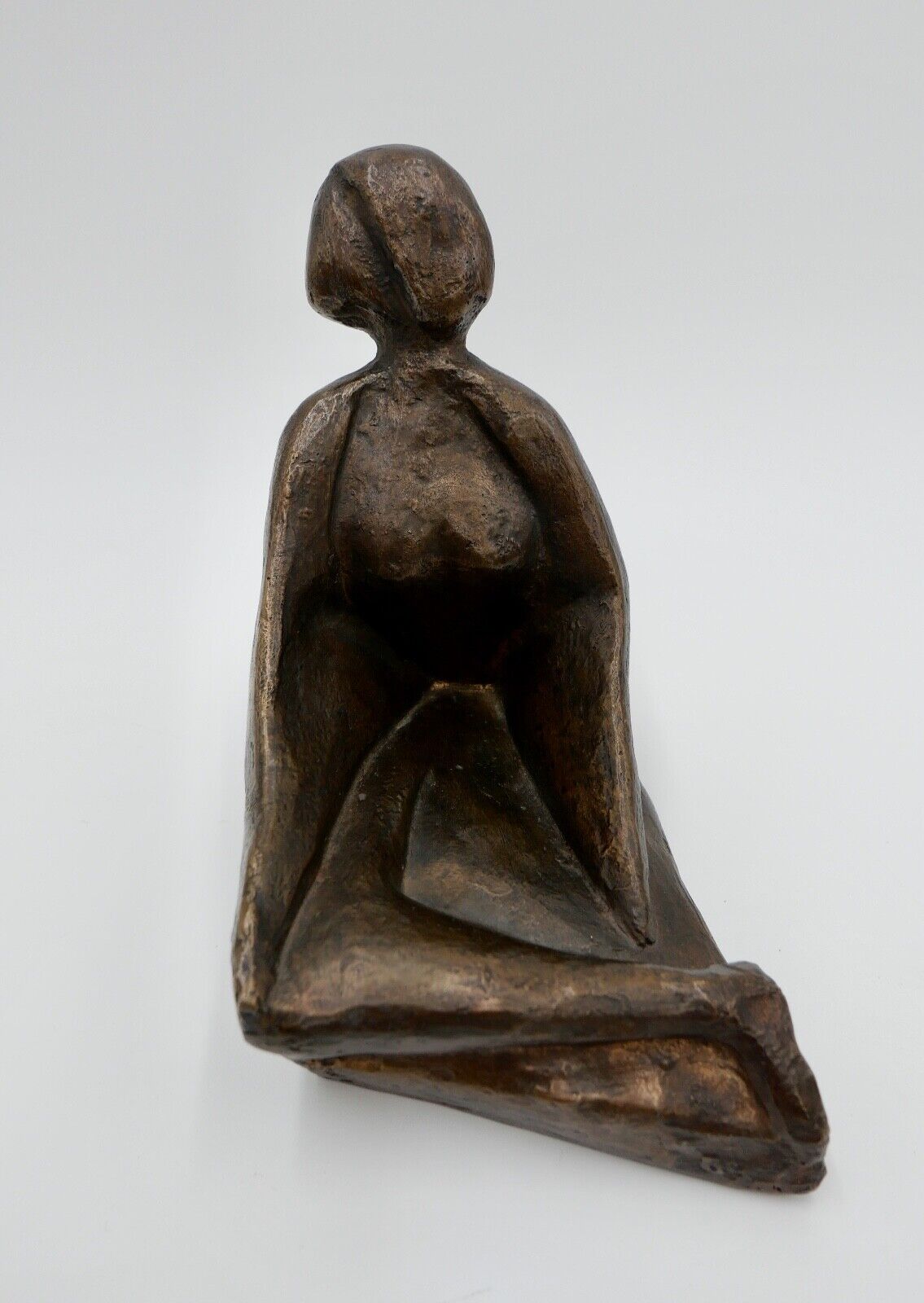 Bronze Figur Skulptur " Guss Barth Rinteln RN Dr. Roland Niedner 13x12 cm - Antikhandel-Stuttgart