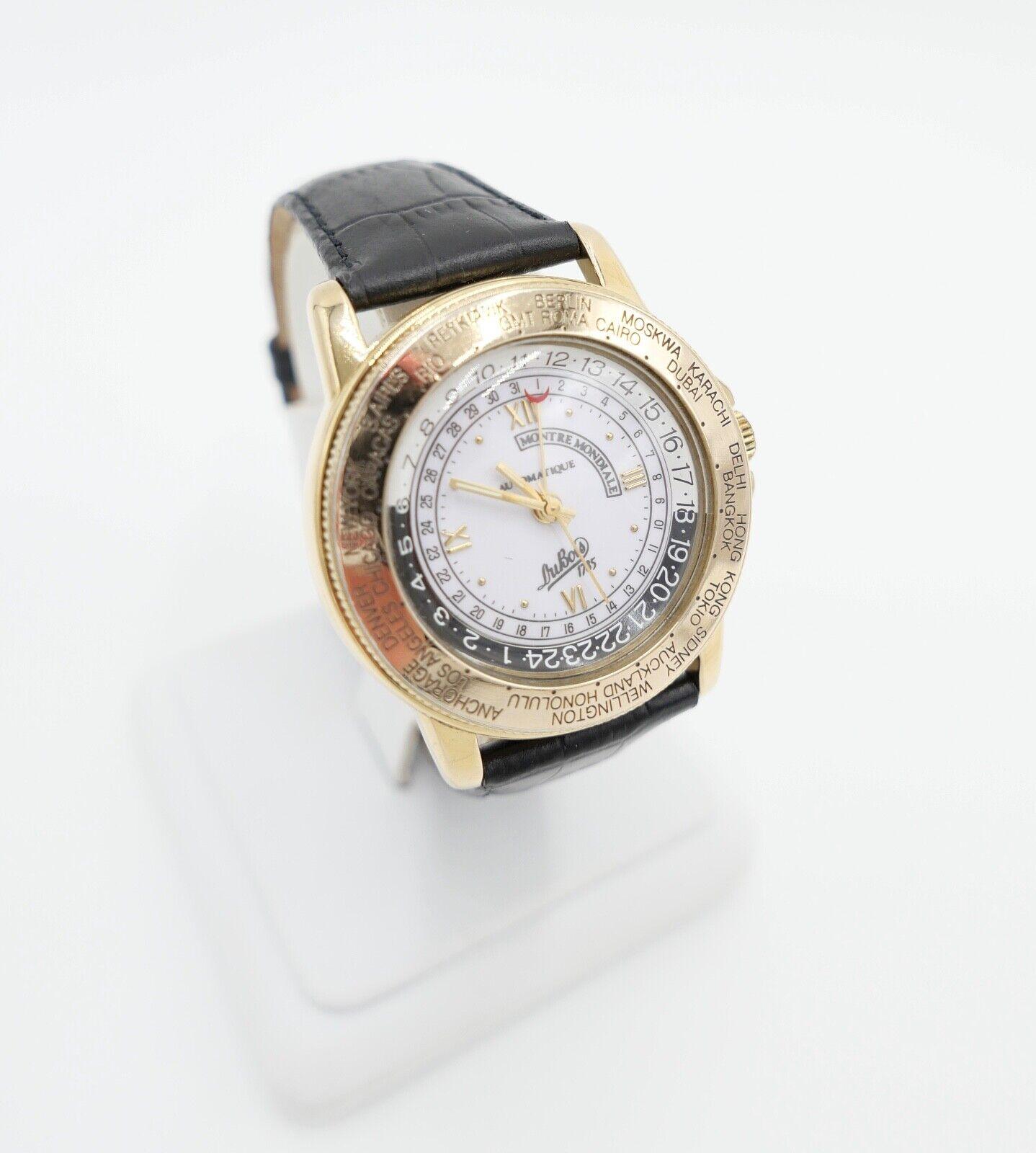 VINTAGE DuBois 1785 Montre Mondiale Weltzeit 37mm Cal. 165D limitiert Nr. 955 - Antikhandel-Stuttgart