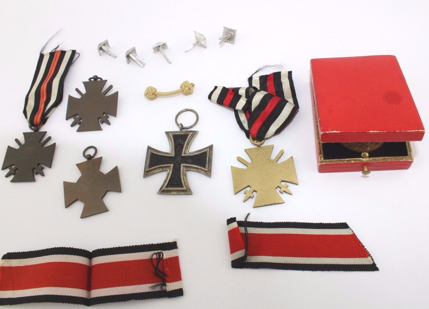 Konvolut Orden 1 2 WK WW Kreuz EK KO German BADGE MEDAL cross Frontkämpfer Rangs - Antikhandel-Stuttgart