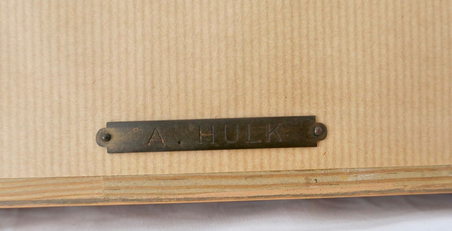 Antikes Ölgemälde Signiert ABRAHAM HULK II (1851-1922) Dünenlandschaft Schäfer - Antikhandel-Stuttgart