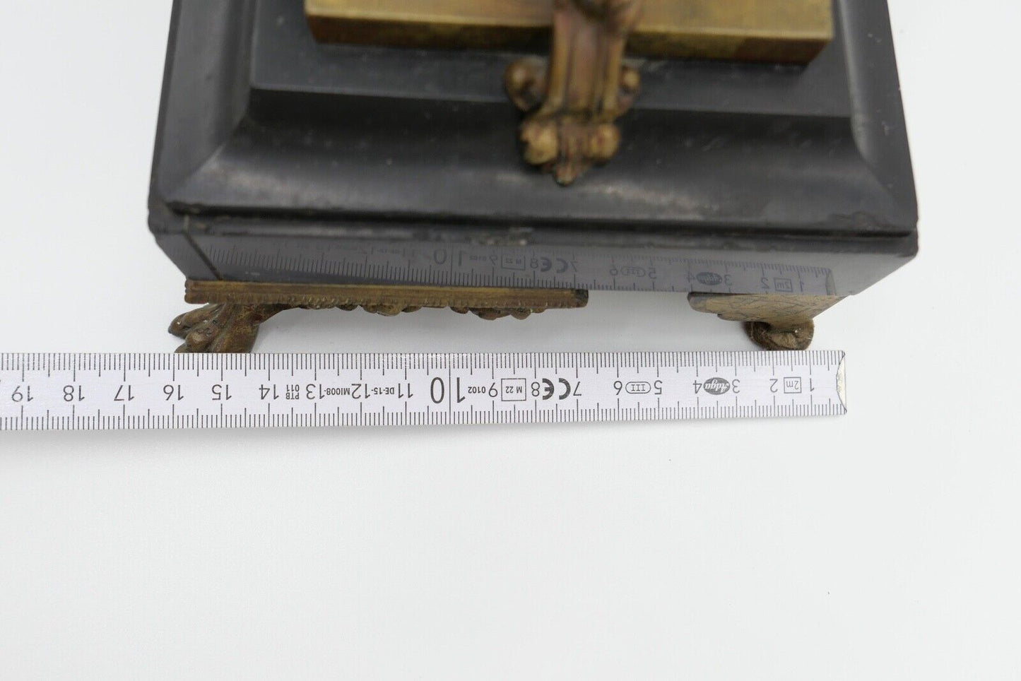 Antike XXL Schneeberger Pendule Kaminuhr um 1870 Historismus sehr schwer - Antikhandel-Stuttgart