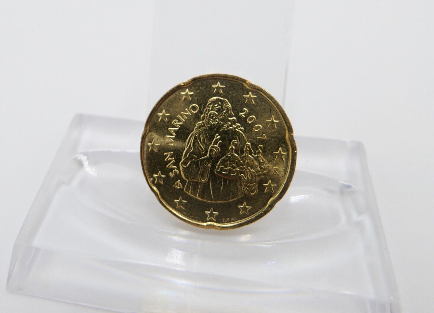 San Marino 20 Euro Cent 2007 R sehr schön in Kapsel - Antikhandel-Stuttgart