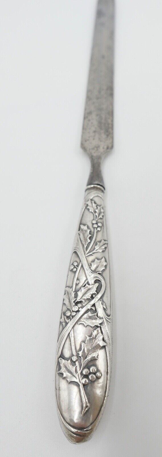 um 1900 Silberner Brieföffner Weinreben Silber 800 - Antikhandel-Stuttgart