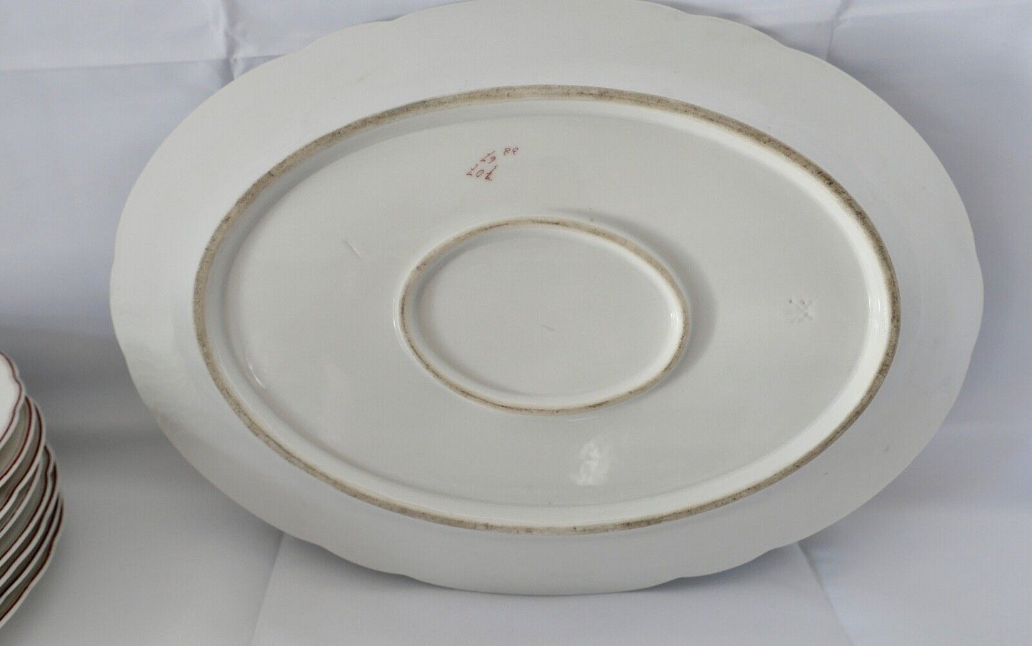 Antikes Jugendstil Friedrich Kaestner Kästner Porzellan 1884-1932 VEILCHEN - Antikhandel-Stuttgart