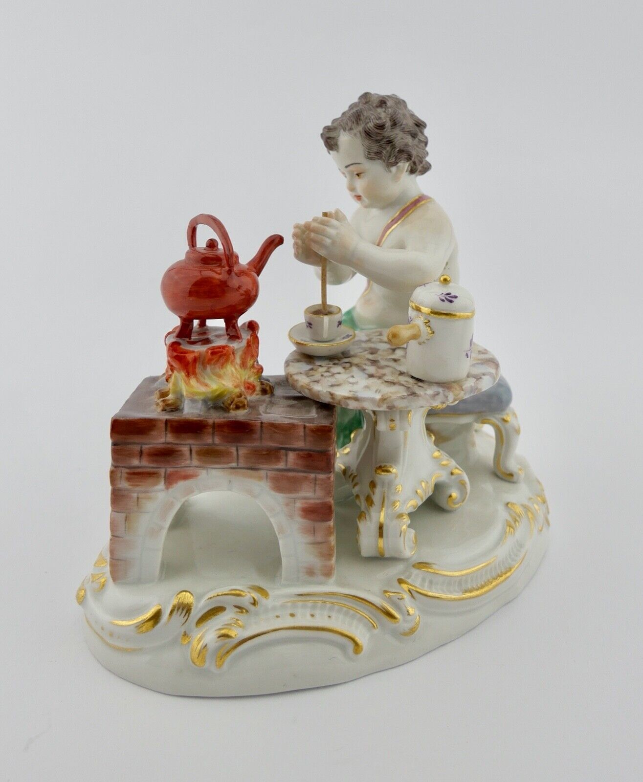 Meissen Figur Nr. 70656 " Allegorie des Feuers " J.J. Kändler - Antikhandel-Stuttgart