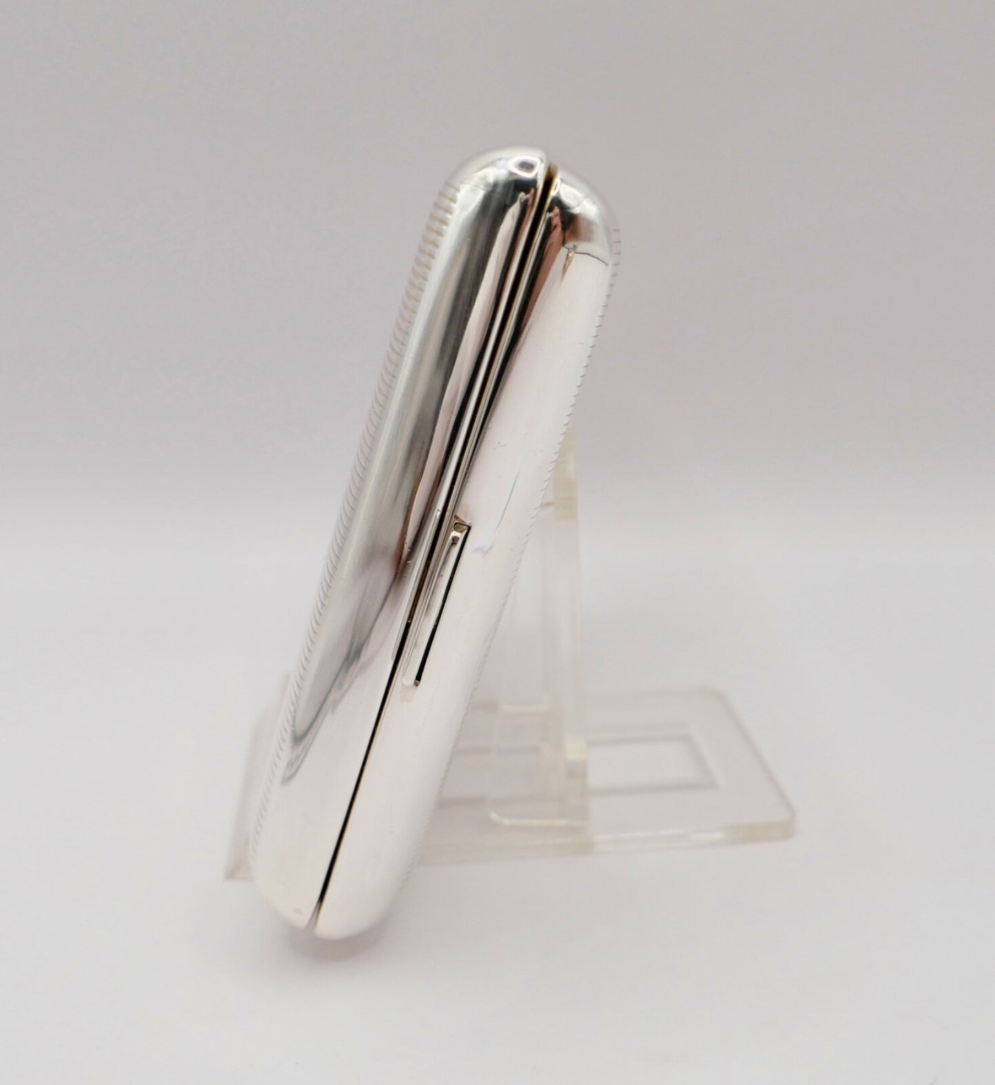 Altes Zigarettenetui 925 Silber Silberetui Gravur Monogramm Initialen M.H.