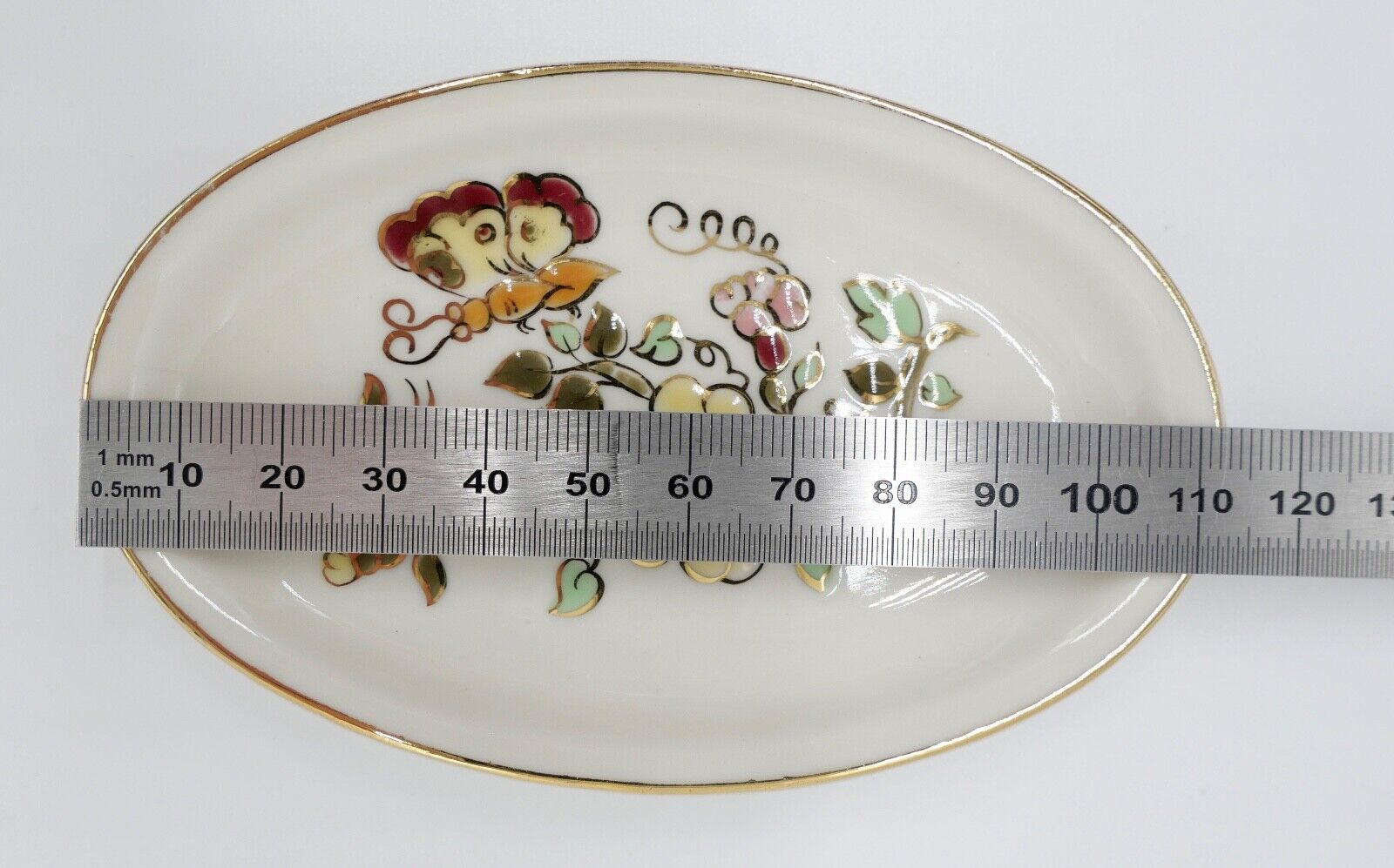 ZSOLNAY PECS 9260/026 HAMUTÁL Gold Ungarn Hungary porcelain Porzellan 11,5 cm - Antikhandel-Stuttgart