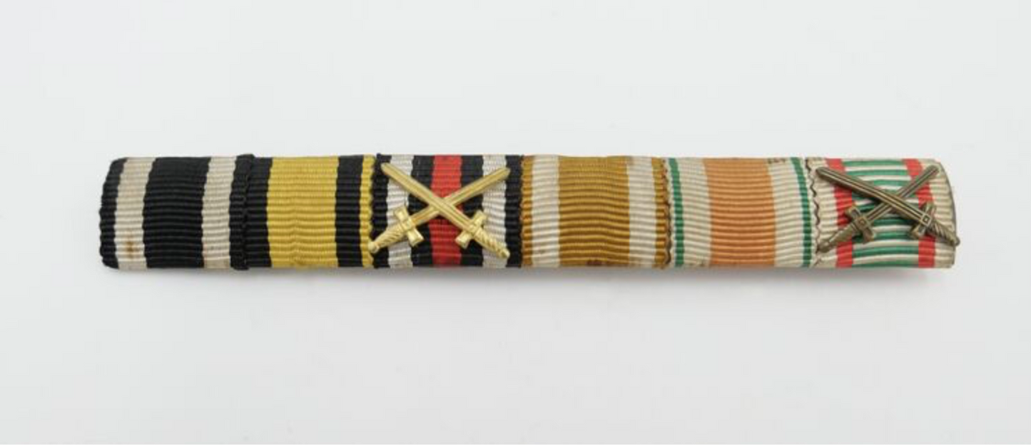 7er Feldspange Ordensspange Miniatur - Antikhandel-Stuttgart