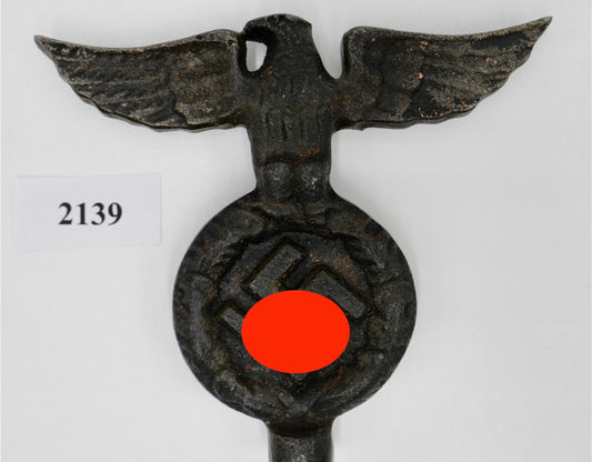 Fahnen Aufsatz Spitze NSDAP Schreibtisch Reichsadler - Antikhandel-Stuttgart