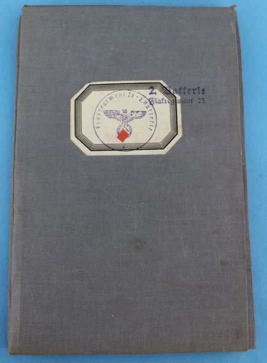 Original Standort Karte Flak Regiment 25 2. Batterie - Antikhandel-Stuttgart