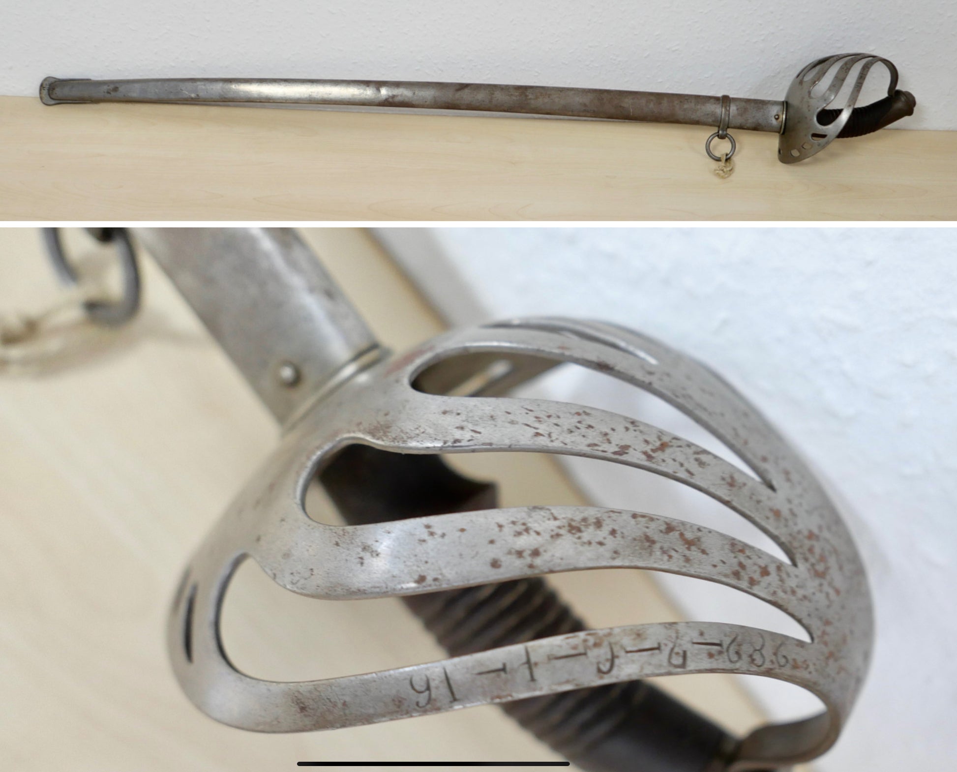 Chile Frankreich Kavallerie Säbel 1890 Chätellerault - Antikhandel-Stuttgart