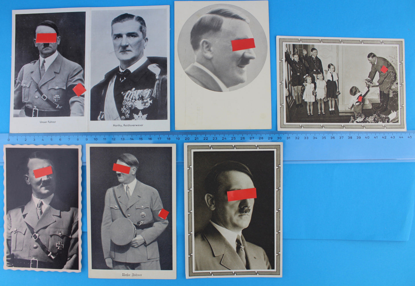 Posten Postkarte Adolf Hitler - Antikhandel-Stuttgart