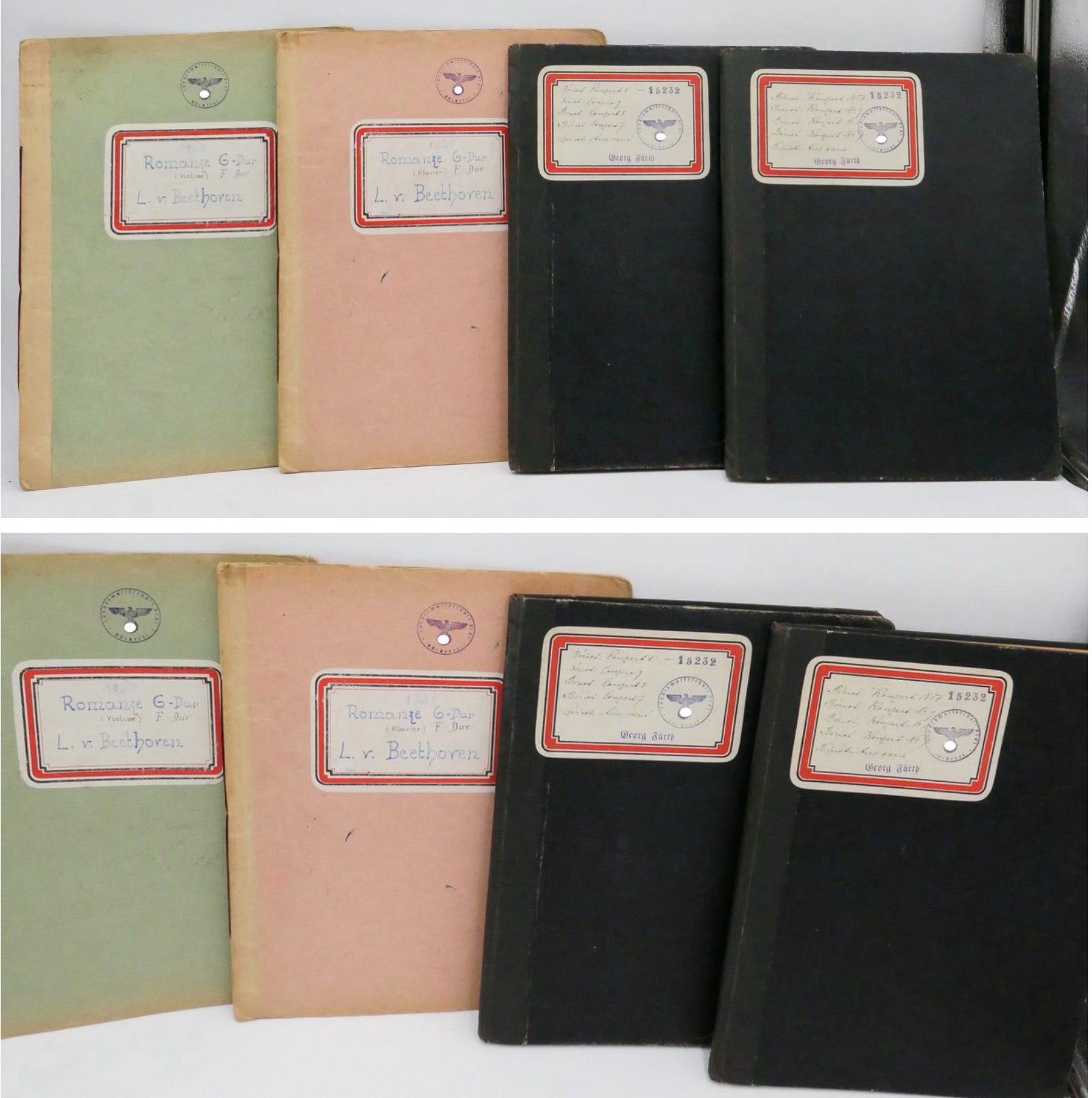 4 Notenbuch Notenheft Landesmusikschule Graz 1930-40er - Antikhandel-Stuttgart