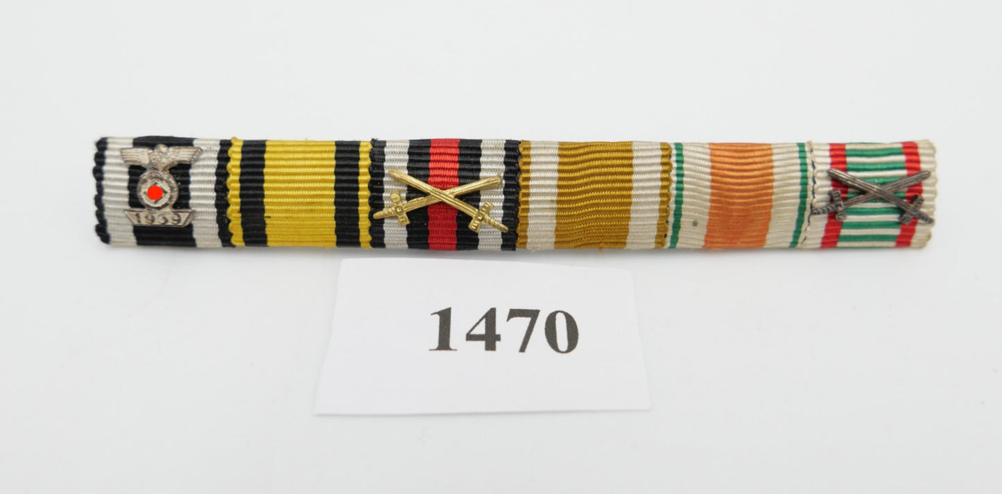 7er Feldspange Ordensspange Miniatur - Antikhandel-Stuttgart