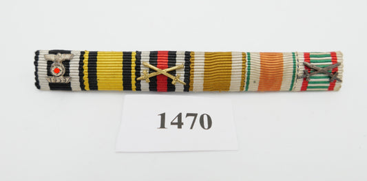 7er Feldspange Ordensspange Miniatur - Antikhandel-Stuttgart